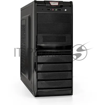 Компьютерный корпус ExeGate EX278399RUS Miditower ExeGate XP-329S Black, ATX, (XP500, Black,120мм), 2хUSB, Audio
