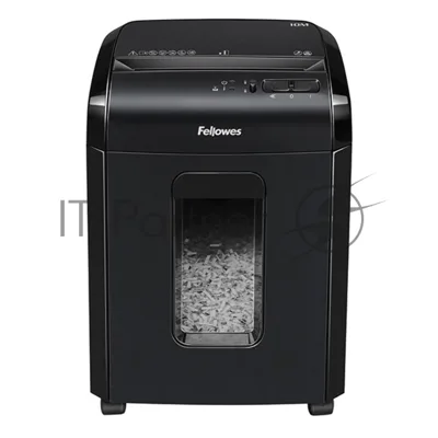 Шредер Fellowes Powershred 10M FS-4630601 DIN P-5, 2х15мм, 10лст., 19лтр., Safety Lock, с микрорезкой