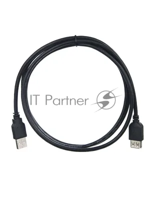 Кабель-удлинитель TELECOM USB2.0 Am-->Af 1,5 м черный TUS6990-1.5M