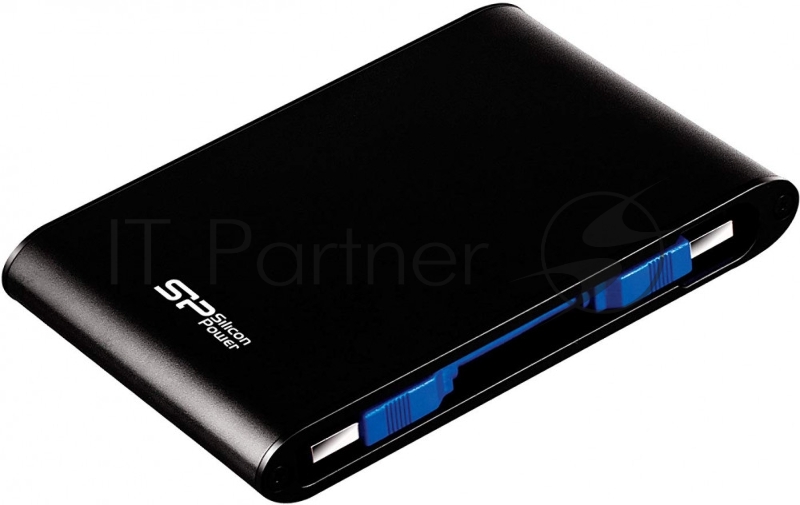 Внешний HDD 2.5" Silicon Power Armor A80, 2TB, USB 3.2 Gen 1 Type-A, 5400 rpm, черный