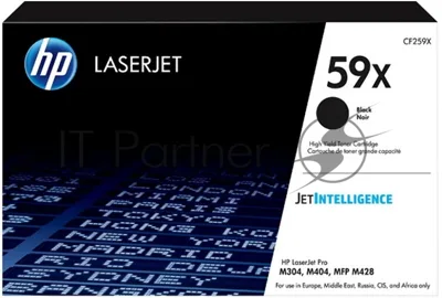 Картридж лазерный HP 59X черный для LJ M304/M404/MFP M428 10000 стр