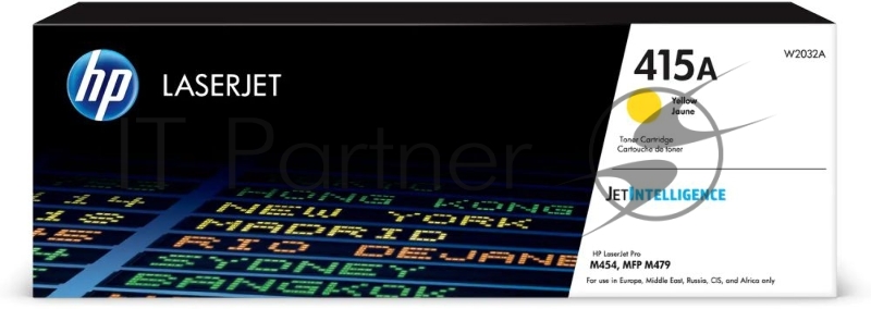 Картридж лазерный HP 415A W2032A желтый для HP HP LJ M454/MFP M479 (2100 стр.)