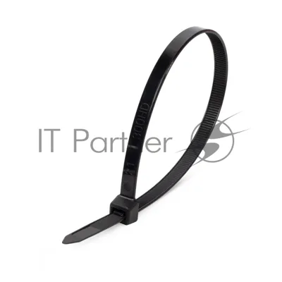 Нейлоновые стяжки Fortisflex КСС 3х150 черный 100 штук