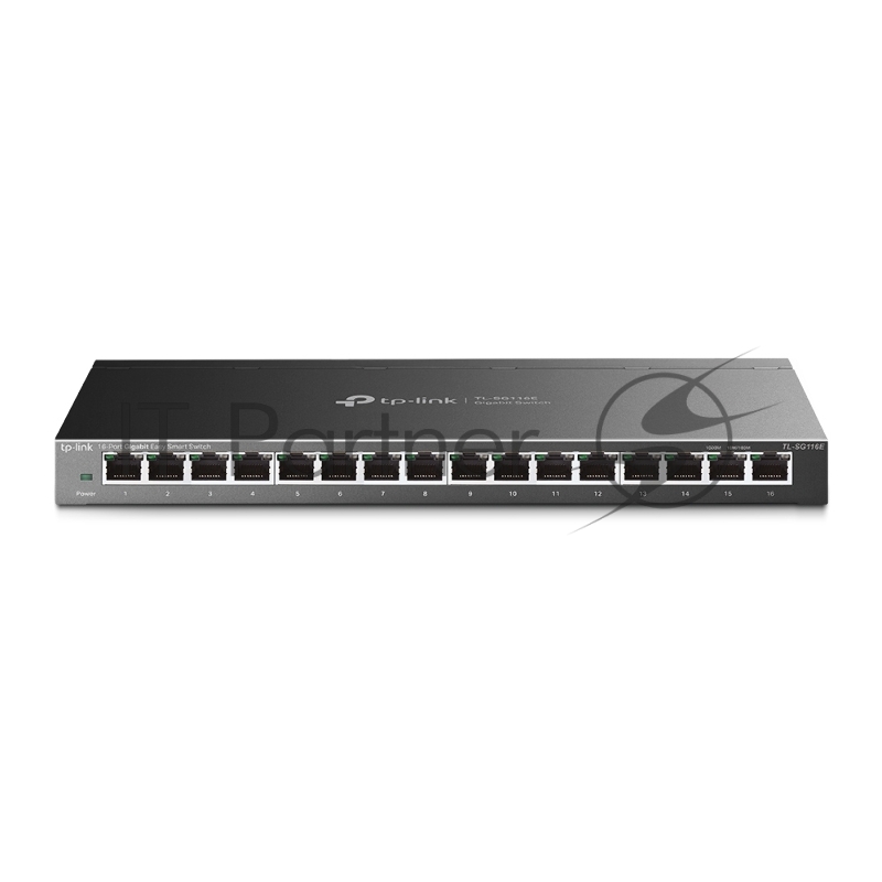 Коммутатор TP-Link TL-SG116E, 16×1 Гбит/с, настраиваемый