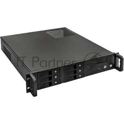 Серверный корпус ExeGate Pro 2U480-HS06 (RM 19", высота 2U, глубина 480, БП 800ADS, 6xHotSwap, USB)