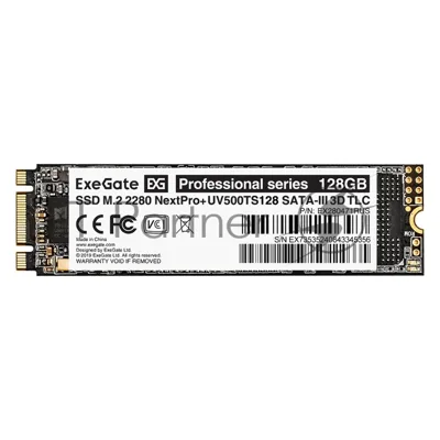 Накопитель SSD ExeGate NextPro+ UV500TS128, 128Gb, M.2, SATA 3, R/W 558/497