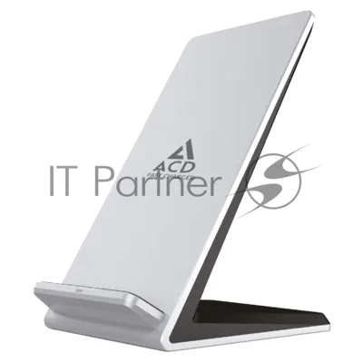 Сетевое зарядное устройство ACD-W102S-F1S 10Вт, беспроводная Qi, 2-катушки с QC, 5В/2А ~ 9В/1,8А RTL