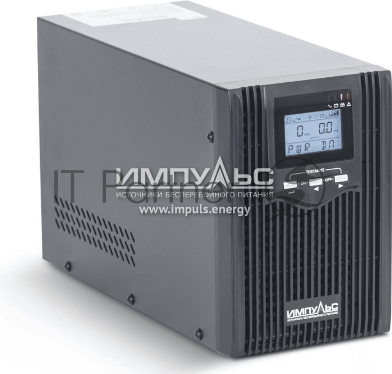 Источник бесперебойного питания Импульс Интерактивная, 2000 ВА/1600 Вт, Tower, IEC, LCD, USB, USB, SmartSlot