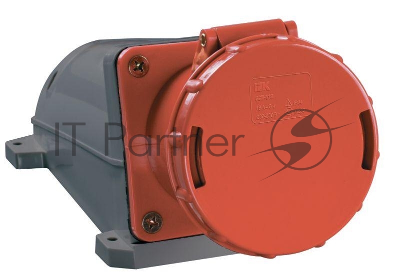 Розетка IEK PSR12-063-5 135 стационарная 3Р + РЕ+ N 63А 380В IP54 IEK