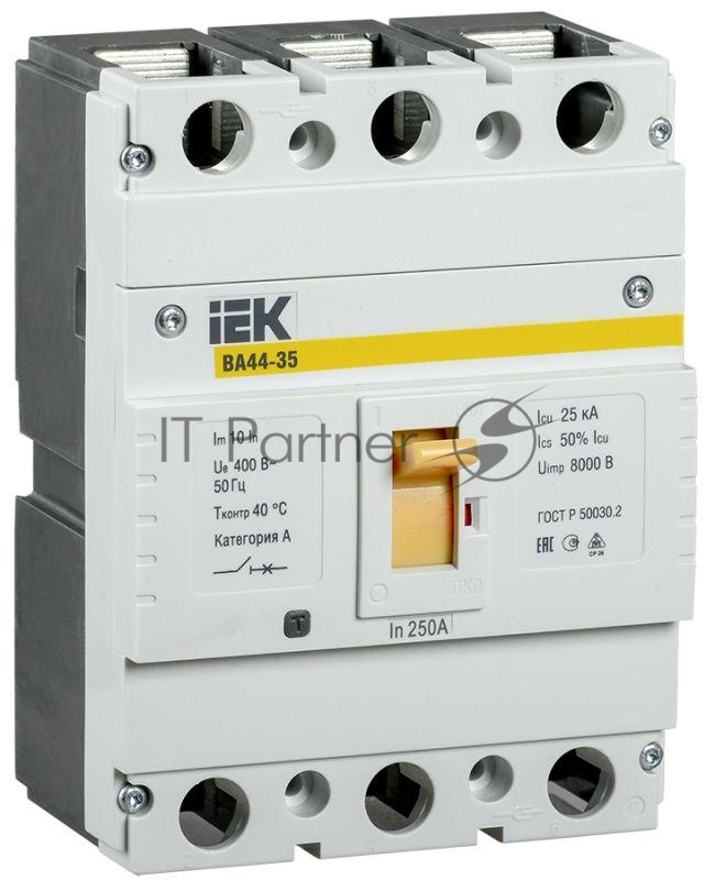 Выключатель автоматический IEK SVA4410-3-0250 ВА44 35 3Р 250A 15кА