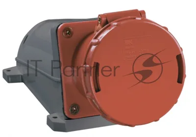 Розетка IEK PSR12-063-4 134 стационарная 3Р + РЕ 63А 380В IP54 IEK