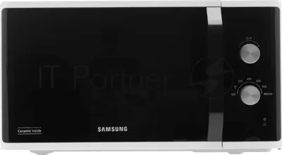 Микроволновая печь Samsung MS23K3614AW белый, 23 л, 800 Вт, переключатели - поворотный механизм