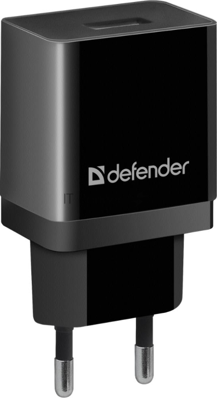 Сетевой адаптер Defender 1xUSB, 5V/2.1А, пакет, черный (EPA-10)