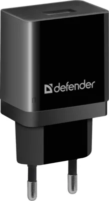 Сетевой адаптер Defender 1xUSB, 5V/2.1А, пакет, черный (EPA-10)