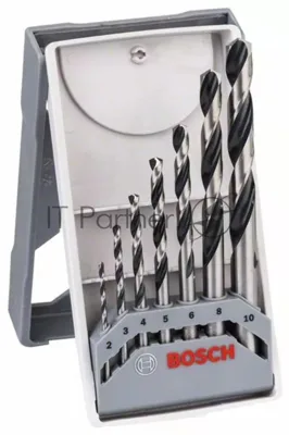 Набор сверл BOSCH 2.608.577.347 HSS PointTeQ 7шт Mini X-Line