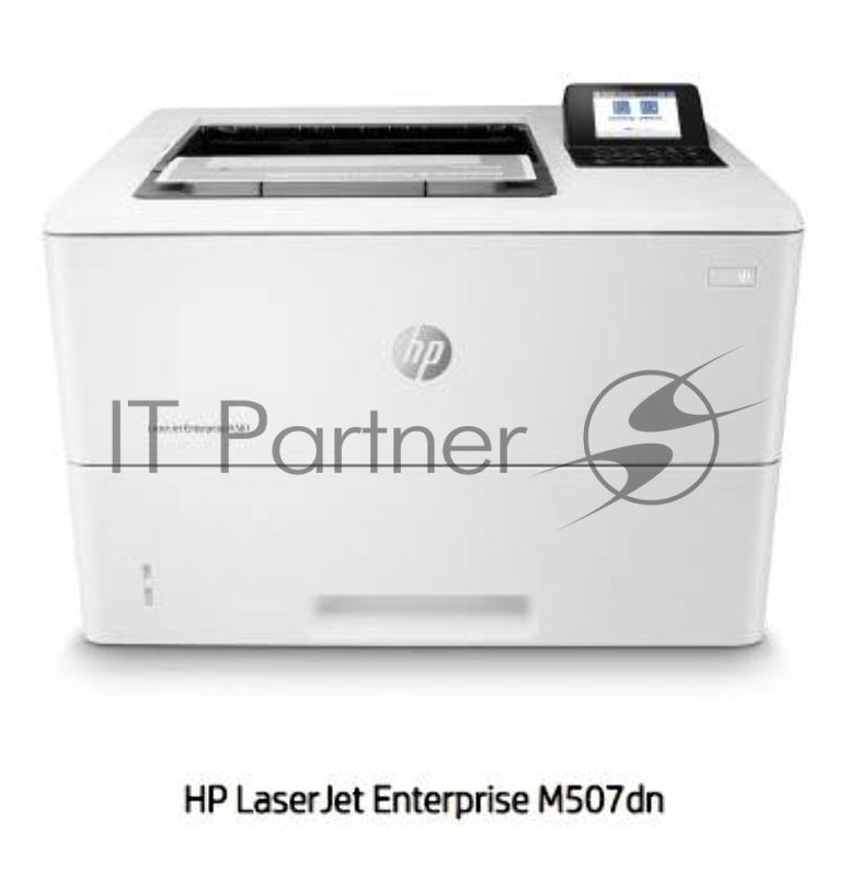 Принтер лазерный HP LaserJet Enterprise M507dn (1PV87A), A4, ч/б, печ. до 43 стр/мин, 1200 x 1200 dpi, USB, RJ-45, Air Print, Mopria