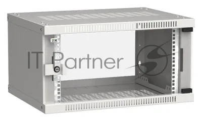 Шкаф ITK LWE3-06U64-GF LINEA WE 6U 600x450 мм дверь стекло серый