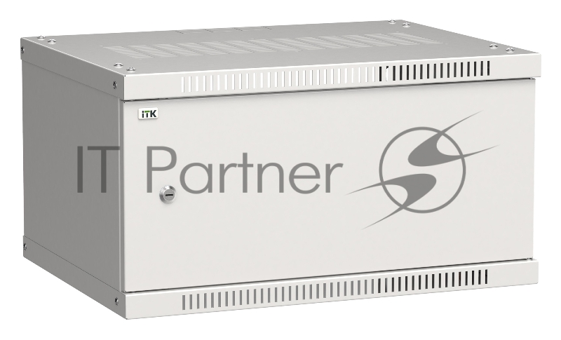 Шкаф ITK LWE3-06U64-MF LINEA WE 6U 600x450 мм дверь металл серый
