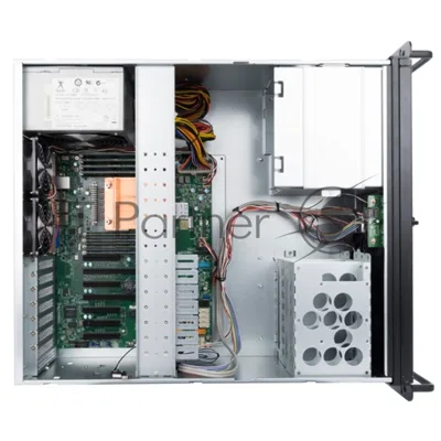 Компьютерный корпус InWin IW-R400-01N/USB3.0*2/Rear fan 8025мм 4200RPM*2/Front fan 8025мм 4200RPM*2/Front door/Air filter for front door/SK35-02