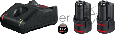 Набор Bosch GBA 12 В 2.0 A*ч + ЗУ GAL12V-40 (1600A019R8) 2 акк 12 В 2,0 А·ч