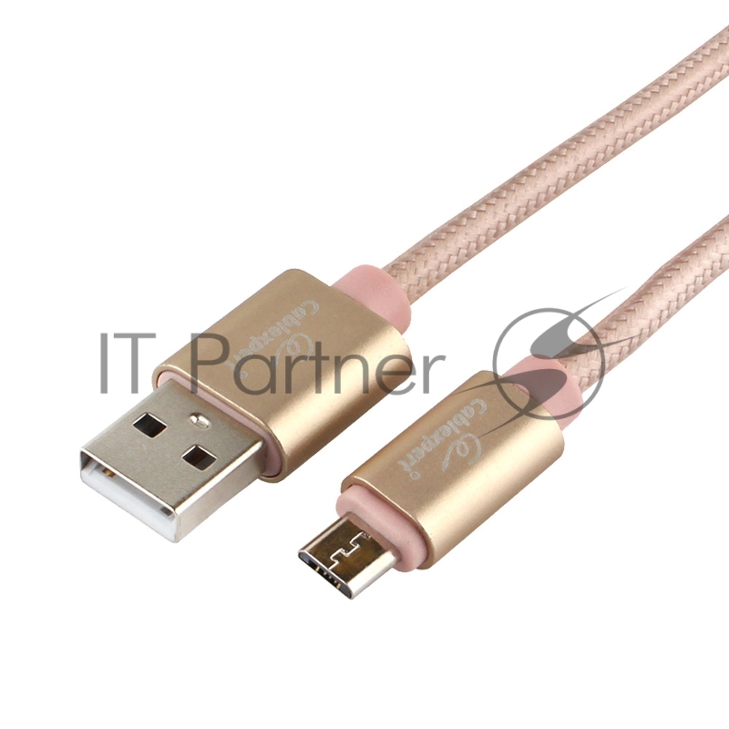 Кабель USB2.0 Cablexpert CC-U-mUSB01Gd-1.8M, AM/microB, серия Ultra, длина 1.8м, золотой, блистер