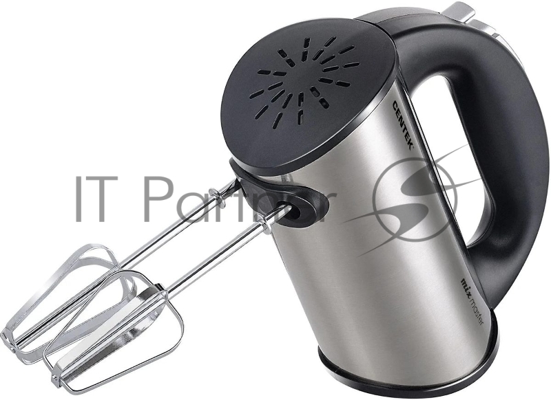 Миксер ручной Centek CT-1108 черный/стальной, 600 Вт