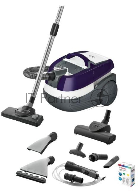 Пылесос Bosch BWD41740 2000Вт фиолетовый