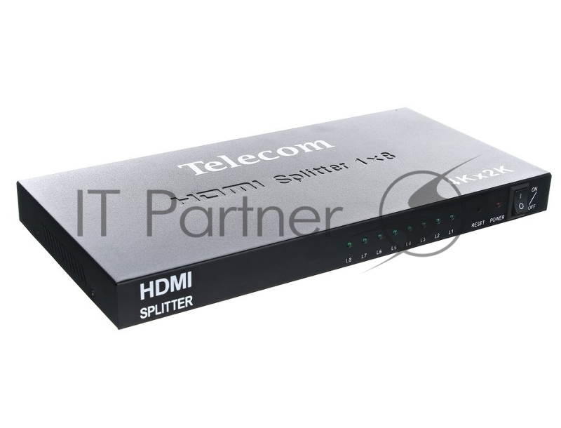 Разветвитель Telecom HDMI 1=>8 4k@30 HZ TTS7010