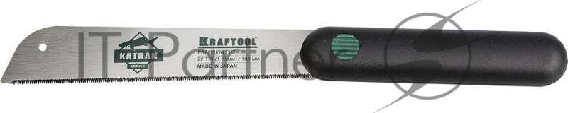 Ножовка по дереву (пила) KRAFTOOL "KATRAN" PRECISION 185 мм x 0,3 мм, 22 TPI (1,15 мм) для сверхточных работ [1-15194-18-22]