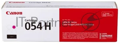 Картридж лазерный Canon 054 H M (3026C002) пурпурный (2300 стр.) для Canon MF645Cx/MF643Cdw/MF641Cw/LBP623Cdw/621Cw