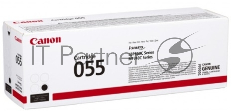 Картридж лазерный Canon 055 BK (3016C002) черный (2300 стр.) для Canon i-SENSYS серий MF740, LBP660