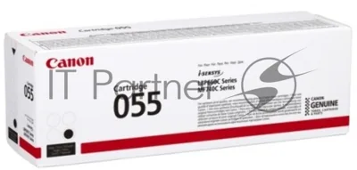 Картридж лазерный Canon 055 BK (3016C002) черный (2300 стр.) для Canon i-SENSYS серий MF740, LBP660