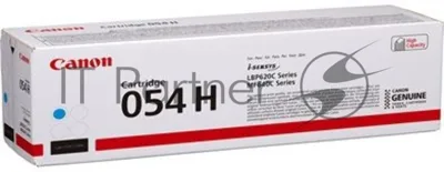 Картридж лазерный Canon 054 H C (3027C002) голубой (2300 стр.) для Canon MF645Cx/MF643Cdw/MF641Cw/LBP623Cdw/621Cw
