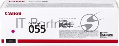 Картридж лазерный Canon 055 M (3014C002) пурпурный (2100 стр.) для Canon i-SENSYS серий MF740, LBP660