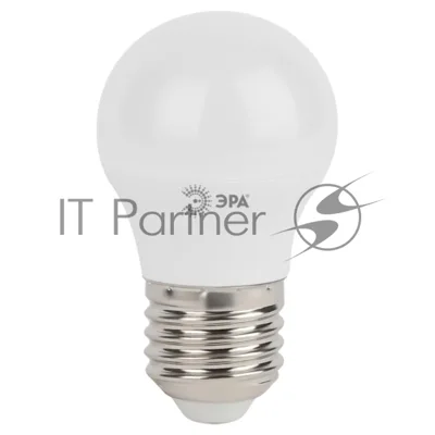 Лампа светодиодная ЭРА Б0028488 STD LED P45-5W-840-E27 5 Вт шар нейтральный белый свет