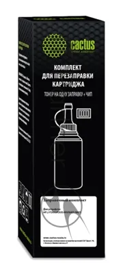 Тонер Cactus CS-RK-CE505A черный туба 120гр. с чипом для принтера HP LJ P2055/P2035/400/M401/M425