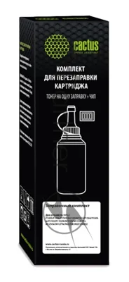 Тонер Cactus CS-RK-CE285A черный туба 85гр. с чипом для принтера HP LJ P1005/M1120/P1606w; Pro M125nw/M127fw/