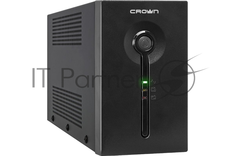 Источник бесперебойного питания Crown CMU-SP650COMBO/650 ВА/390 Вт/2 х CEE 7 (евророзетка), 3 x IEC 320 C13 (компьютерная)