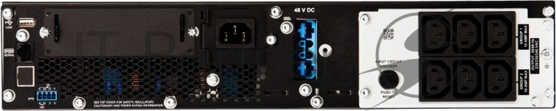 Источник бесперебойного питания APC Smart-UPS SRT SRT1500RMXLI-NC 1500Вт 1500ВА черный/черный