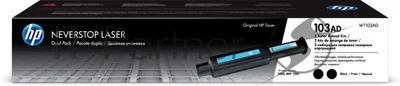 Заправочный комплект тонера 103AD HP Neverstop Laser 1000a/1000w/1200a/1200w, 2X2,5К W1103AD