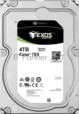 Жесткий диск HDD Seagate Exos 7E8 4Tb 7200rpm SAS 256Mb 3.5"