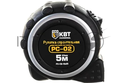 Рулетка строительная КВТ РС-02-5х25 78648