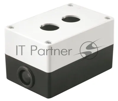 Корпус КП102 IEK BKP10-2-K01 для кнопок 2места белый