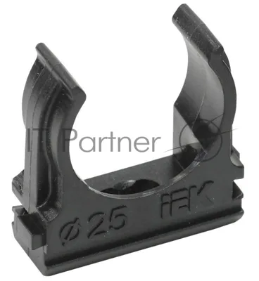 Держатель с защелкой CF25 IEK черный CTA10D-CF25-K02-100