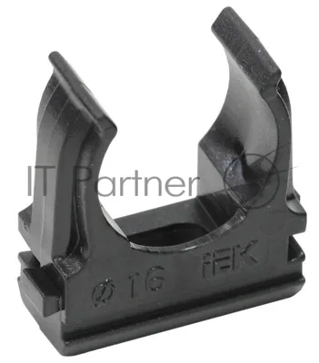 Держатель с защелкой CF16 IEK черный CTA10D-CF16-K02-100