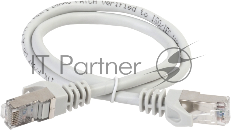 Коммутационный шнур (патч-корд), кат.5Е FTP, 0,5м, серый ITK PC01-C5EF-05M