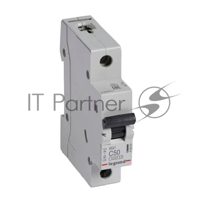 Выключатель автоматический Legrand 419669 RX3 4,5кА 50А 1П C