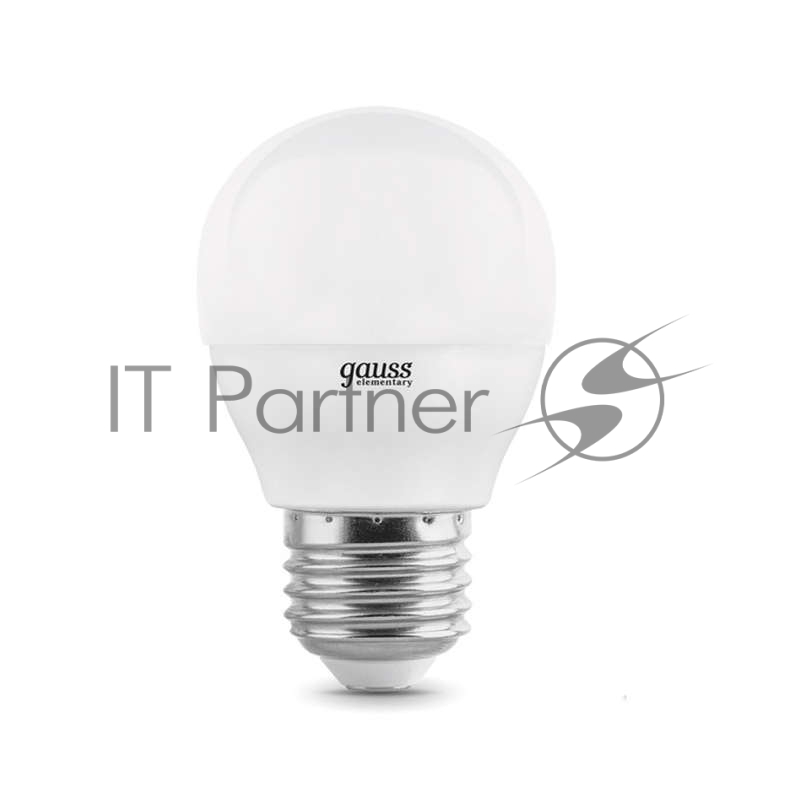 Лампа светодиодная LED Gauss Elementary Шар 10W E27 920lm 4100K 1/10/100 0