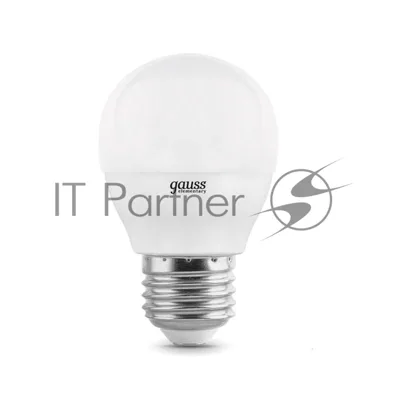 Лампа светодиодная LED Gauss Elementary Шар 10W E27 920lm 4100K 1/10/100 0