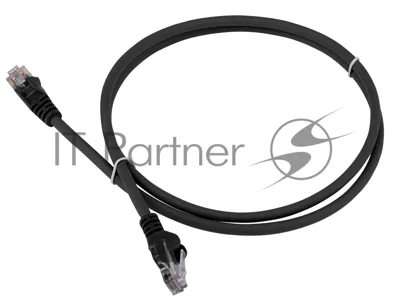 Патч-корд LANMASTER LSZH UTP cat.6, 5.0 м, черный